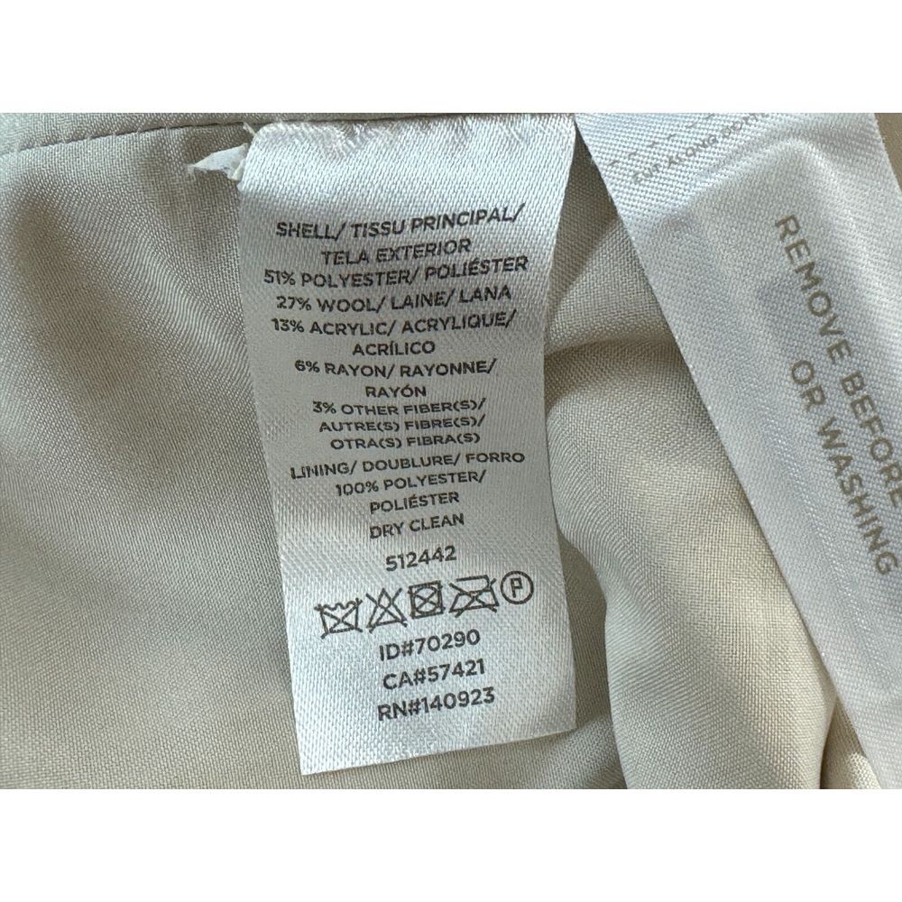 LOFT Lilac Wool Pea coat Women M NWT‎ $175 Long Sleeve Pockets Full Zip Jacket - Picture 6 of 16
